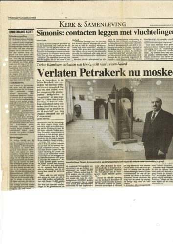 03-Leidsche-Dagblad Petra-kerk-wordt-moskee 27-augustus-1993-1-scaled-e1623935819382