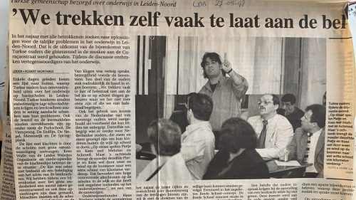 19980527 Leidschedagblad Turkse-gemeenschap-bezorgd-over-onderwijs-in-Leiden-Noord-rotated-e1723140996445