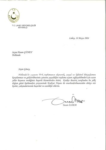 20040510-Bedank-brief-van-de-Turkse-Ambassade-Hasan-Guney-scaled